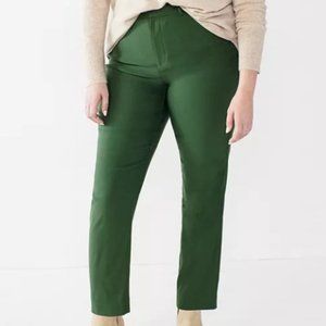 Plus Size Nine West Slim-Cut Ankle Pants 30 W